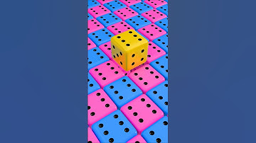 🔮 Hypnotic Dice Slide in 3D | Relaxing & Satisfying Loop 🎲✨#zarooratrishta