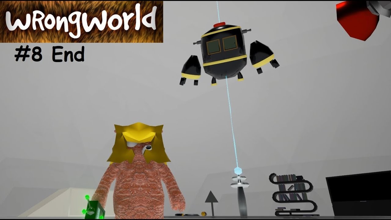 Wrongworld #8 End ~ Robot Boss & Escape! - YouTube