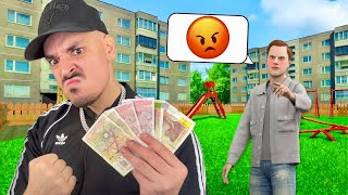 СТАВАМ НАЙ-СМЕШНИЯ КВАРТАЛЕН ГАНГСТЕР ЗА 24 ЧАСА! 