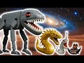 LEGO Creepy Monsters BEHEMOTH | Comparación de tamaño del Monstruo de Marte | Brick Trick ESP
