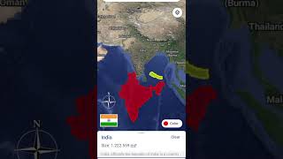 🇮🇳 India vs 🇳🇵 Nepal | Country Size &amp; Map Comparison 2026 | Navigeomaps