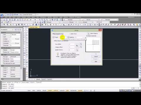 Array Command in GstarCAD