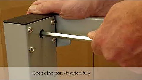 How to fix a single motor electric desk when the legs are uneven or out of sync?