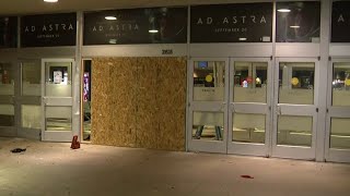 Crews work to repair Emagine Canton after smash-and-grab
