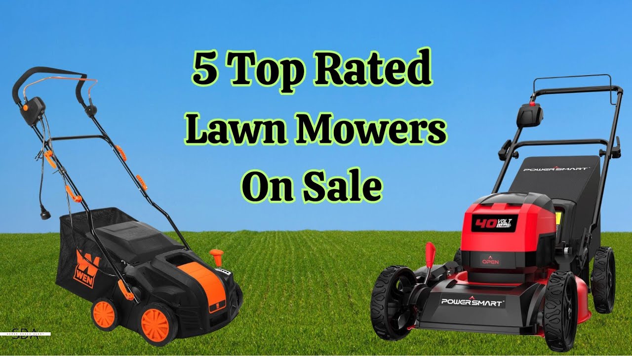 5 Top Rated Lawn Mowers On Sale