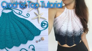 CLAM TOP CROCHET TUTORIAL