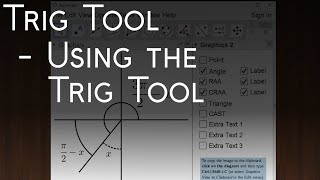Trig Tool - Using The Trig Tool Bhnmath