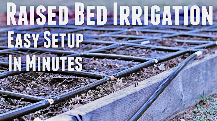 Raised Bed Square Foot Garden Irrigation System Easy Setup | Garden in Minutes | Garden Grid Review