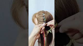 Colored rope | braided hair | hairstyles