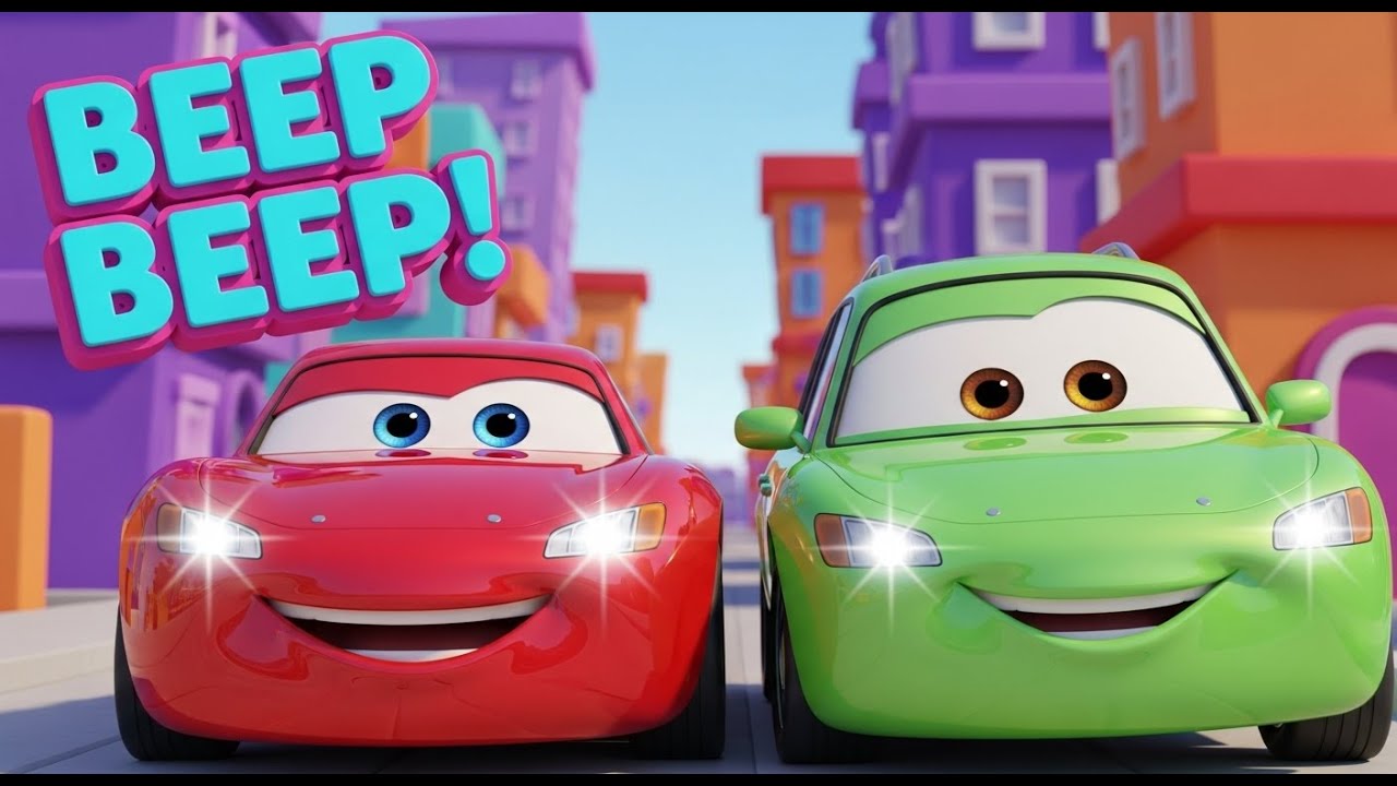 Vroom Vroom Cars Song | Vehicle Sounds & Colors for Kids | Car Nursery Rhymes for Toddlers