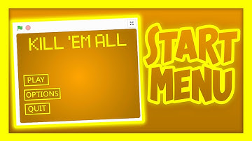 How To Make Animated START MENU For Your Scratch Game!