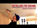 Fitting a Drywall Ceiling by Myself! Workshop Upgrade Part 4