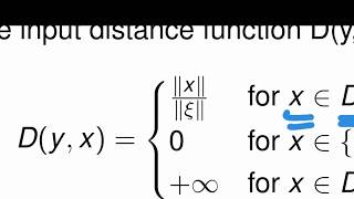 distance functions (radial) and empirical application issues