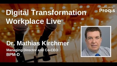 Process led Digitalization – Reliable and Effective Value Realization | Dr  Mathias Kirchmer