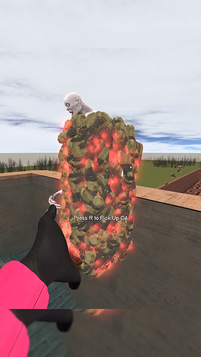 Modest SCP-096 vs C4 #shorts #scp096 #garrysmod