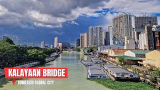 Walking over Kalayaan Bridge in BGC Manila | Urban Exploration in Bonifacio Global City