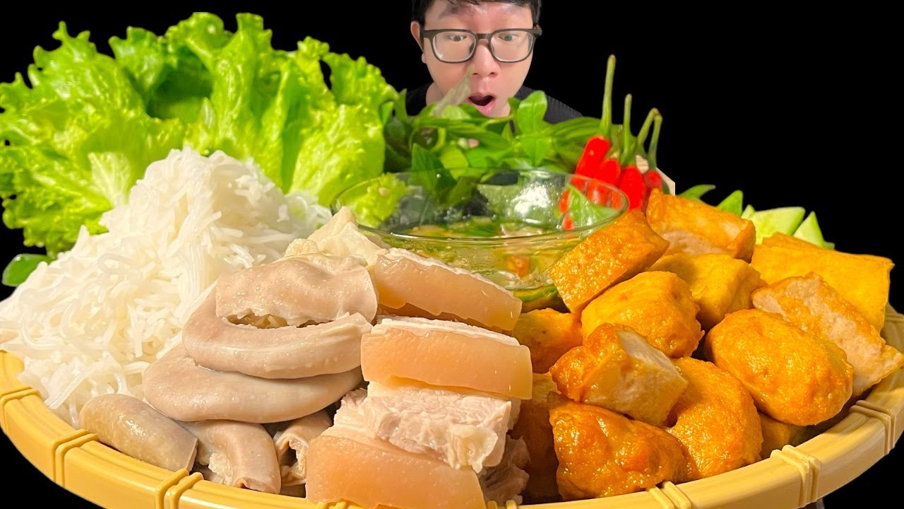 ASMR MUKBANG/Bún Đậu Mắm Tôm – Món Việt Gây Nghiện! | Fermented Shrimp Paste Noodles from Vietnam