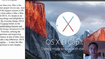 Mac El Capitan Split Screen and Mission Control