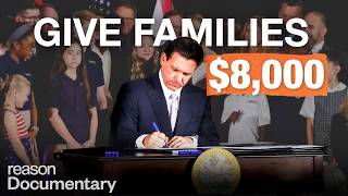 What happened when FL gave $8,000 to families who left government schools