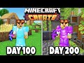 I Survived 200 Days with the Create Mod in Hardcore Minecraft!