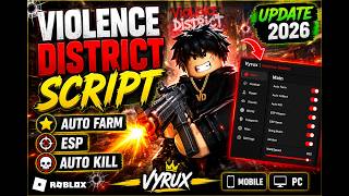 New Violence District The Best Script Hitbox, Esp, Godmode, And More Roblox 2026