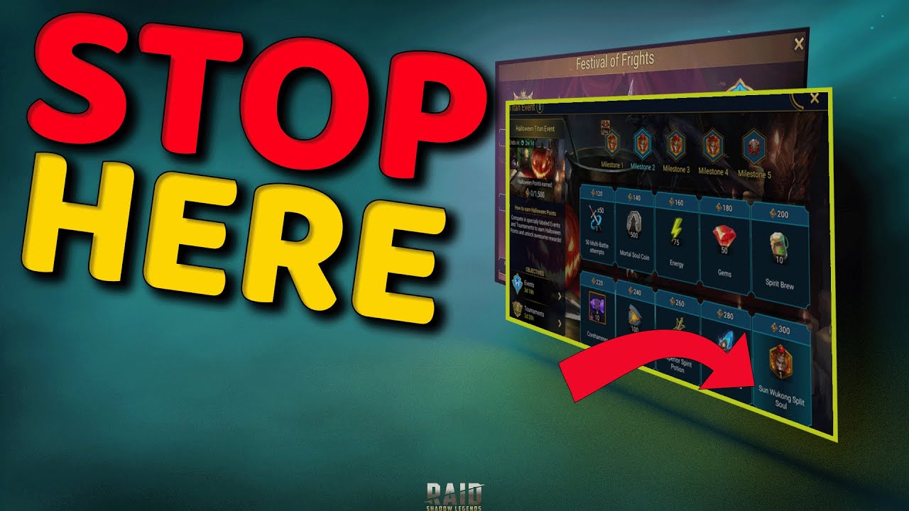 BEST F2P Plan for Festival of Frights Halloween Titan Events | Raid: Shadow Legends