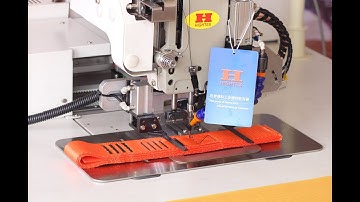 Electronic bartack tacker machine for extra heavy materials