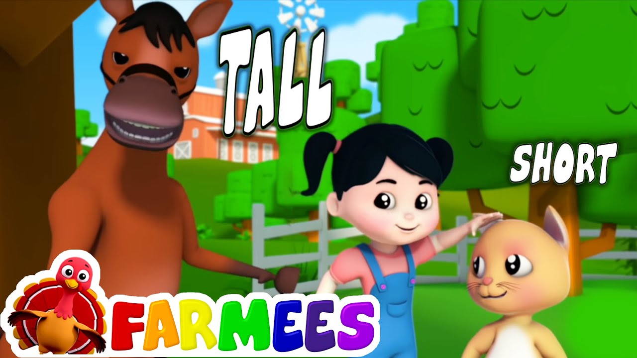 ⁣Opposite Words | Preschool Learning Videos | Nursery Rhymes & Kids Songs | Baby Cartoons | Farme