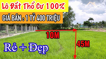(❤️ĐÃ BÁN) Bán Đất Đức Hoà | Lô Đất Diện Tích 10x45 Thổ Cư 100% Hướng Tây Bắc | Cách Quốc Lộ 1,6km