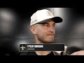 Tyler Shough on taking on leadership role, Travis Etienne Jr. | New Orleans Saints