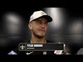 Tyler Shough on taking on leadership role, Travis Etienne Jr. | New Orleans Saints