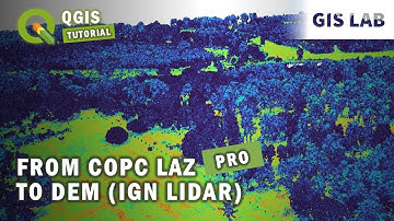 IGN Lidar HD Tutorial : How to Convert COPC LAZ to High-Resolution DEM Raster