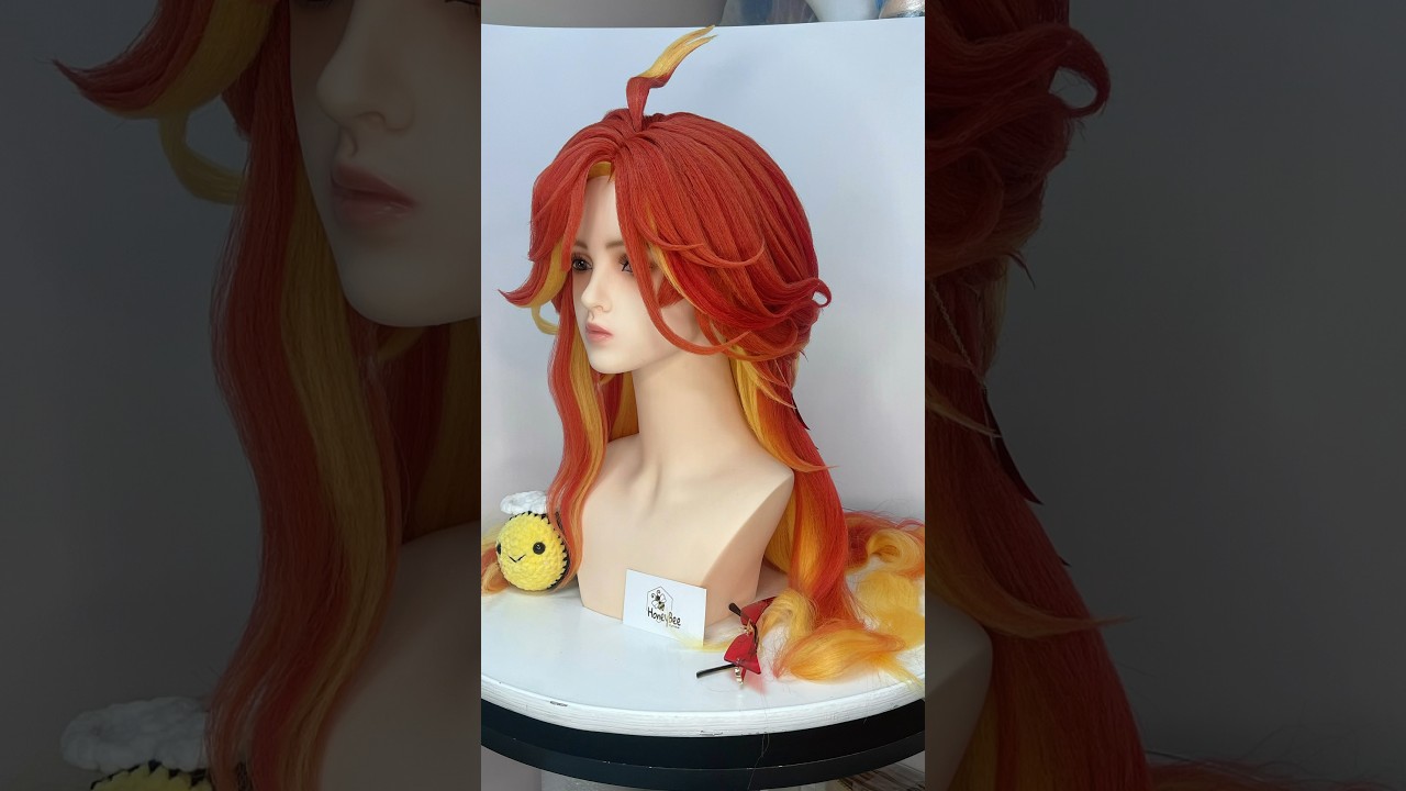 Укладка парика на Мавуику🔥Mavuika cosplay wig