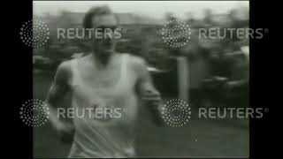 1949 Cambridge and Oxford University athletes compete against Empire Games Team screenshot 5