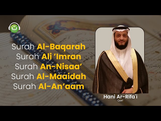 Surah Al-Baqarah, Ali 'Imran, An-Nisaa', Al-Maaidah, Al-An'aam class=
