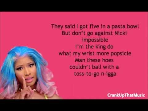 Nicki Minaj Ft Cassie The Boys Lyrics