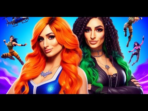 WWE x Fortnite: Bianca Belair and Becky Lynch 🔥 #wwefortnite #beckyly, Bianca Belair In Fortnite