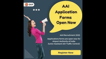 AAI Recruitment 2022 | Airports Authority Of India | Junior Assistant ATC | Application Form