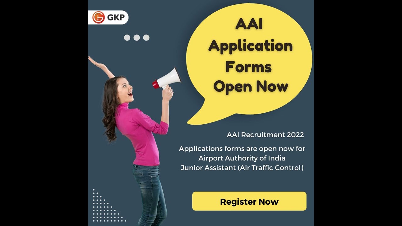 AAI Recruitment 2022 | Airports Authority Of India | Junior Assistant ATC | Application Form