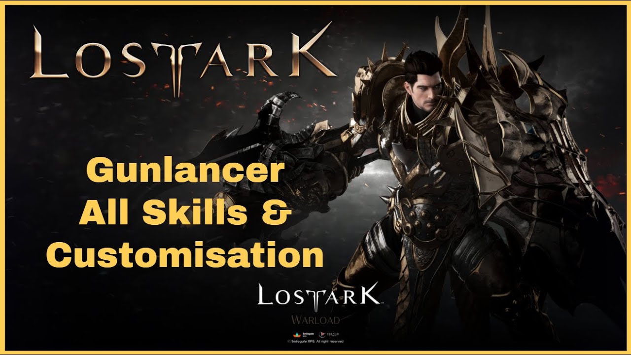 Lost Ark | Gunlancer (Warlord) All Skills & Customisation Gameplay