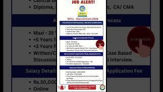 🚨 BPCL வேலைவாய்ப்பு 2026 | 248 Vacancies 😱 Any Degree / Diploma Apply Now!