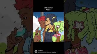 Johto pokemon #gijinka #pokemon #pokemonscarlet #pokemonscarlet #art #procreate #tutorial