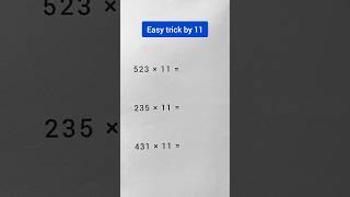 Amazing Multiplication Trick #mathematics #maths #trendingshorts #ytshorts #shorts