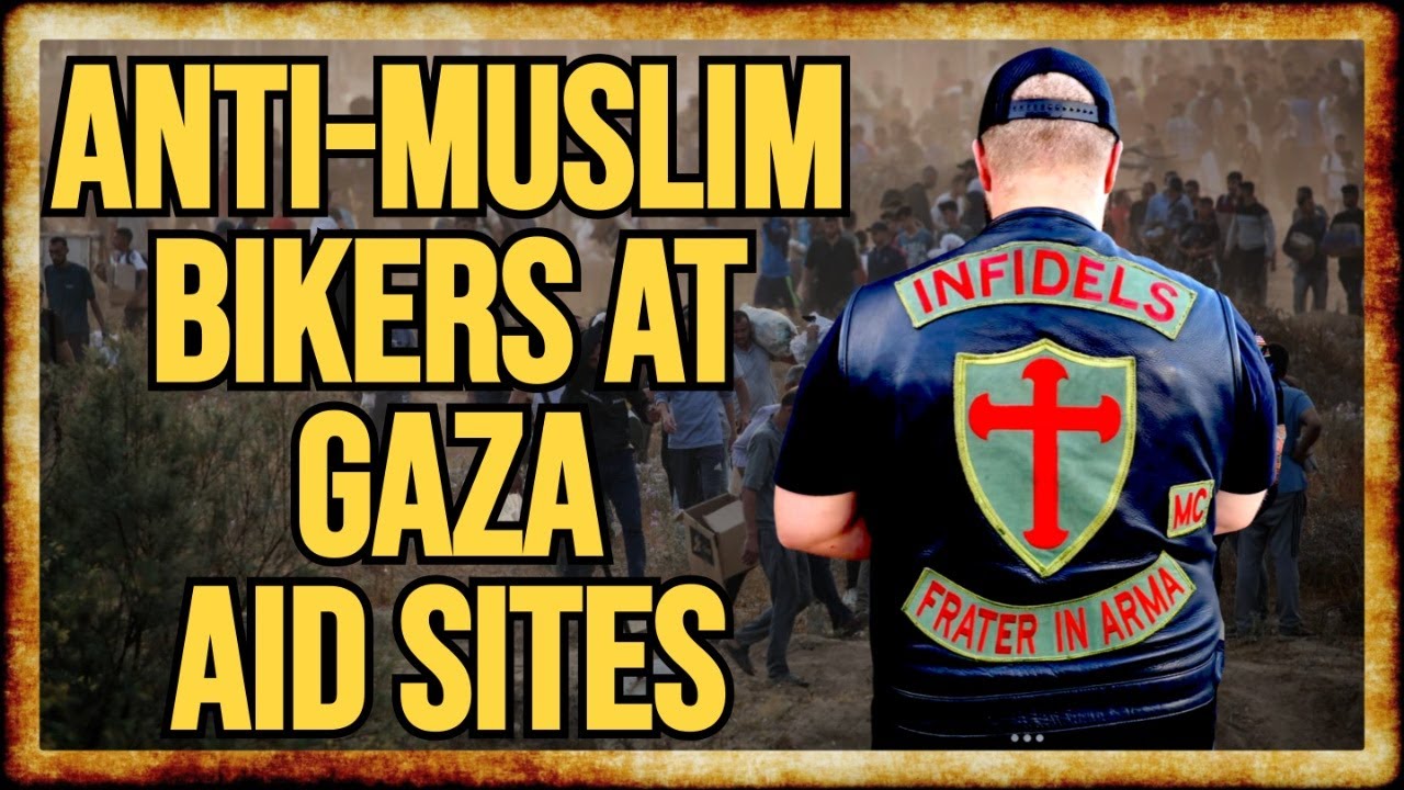 Anti-Islam BIKER GANG Working at Gaza Aid Sites - w/ Anthony Aguilar