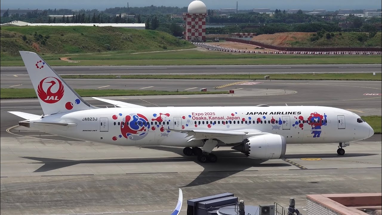 日航787大阪世博彩繪JA823J再現桃園！JAL Expo Osaka 2025 Livery