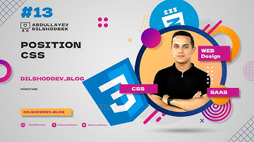 #13 Cssda Position (pozitsiyalar)  | Css position | Css darslari