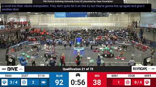 Qualification 21 - 2025 FIM District Kettering University Event #2 presented by Haas Foundation