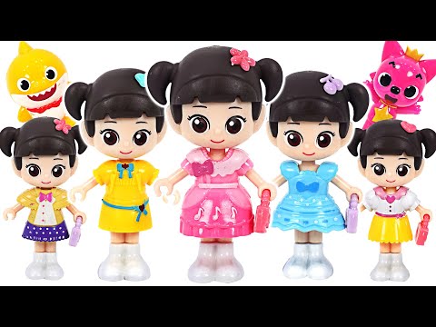 <strong>Baby</strong> Shark, Pinkfong, KongSuni Dressup Play Change into pretty <strong>clothes</strong>! | PinkyPopTOY