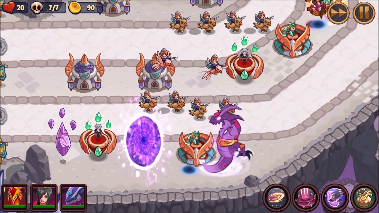 Realm Defense World 4 Level 110 Heart of the Void Campaign Mode 3 Stars