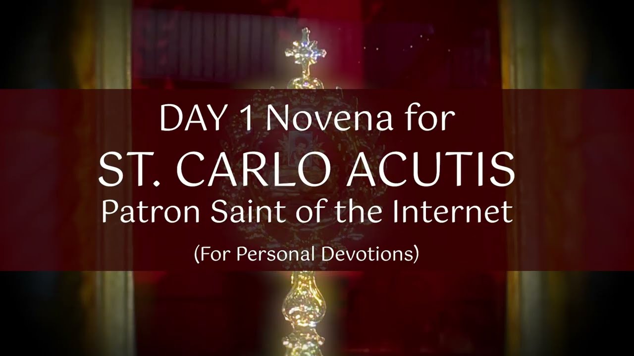 Day 1: Novena for Saint Carlo Acutis